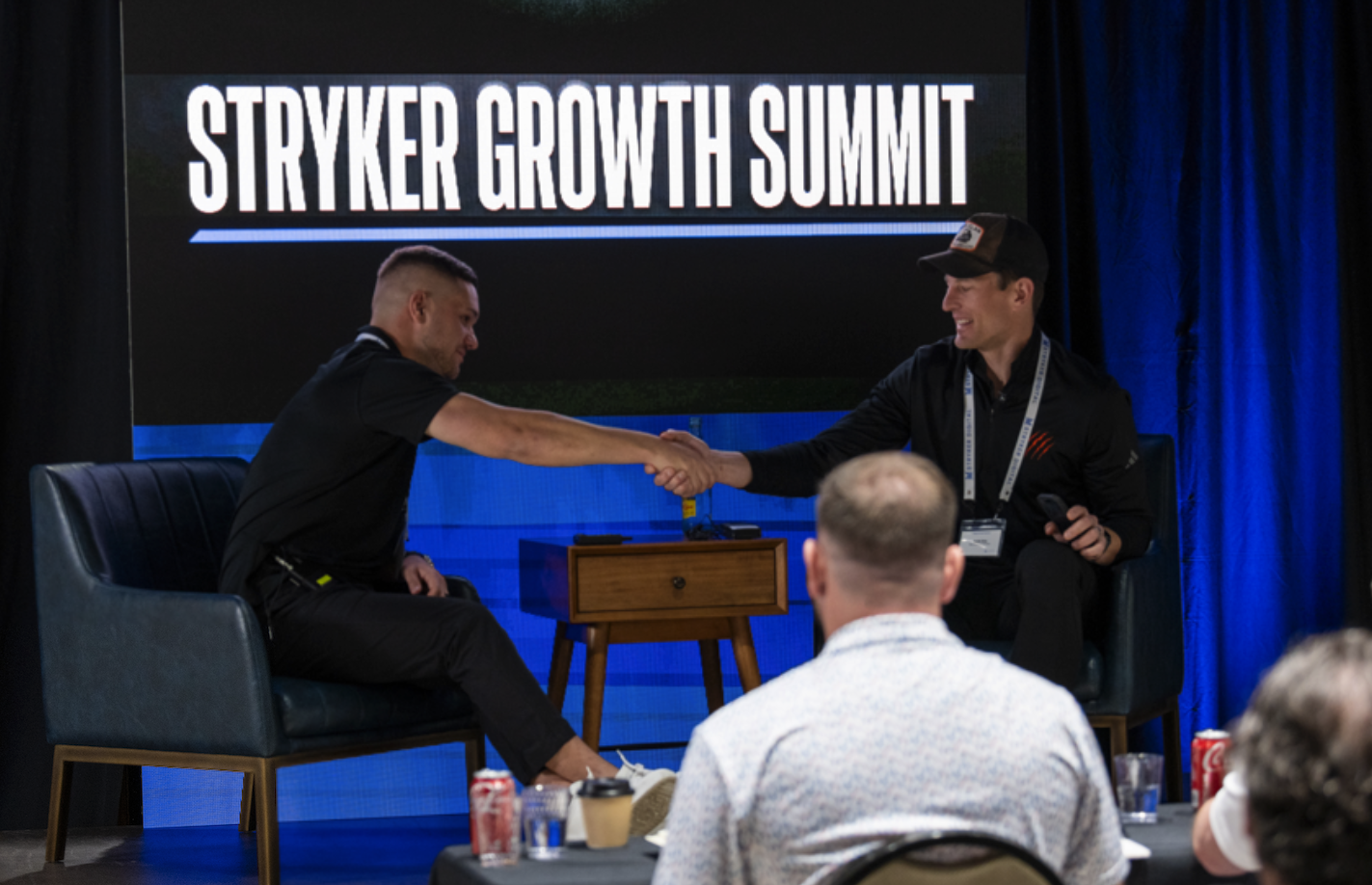 Stryker founders on stage, Growth Summit